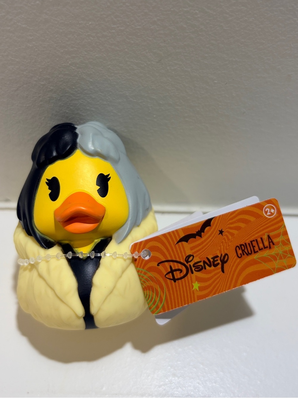 Disney Cruella Duckalooz Rubber Duck NWT 101 Dalmatians